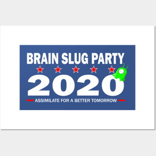 Vote Brain Slug Party 2020 Posters and Art